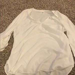 White linen shirt